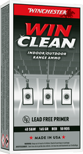 Winchester Ammo .40 S&W Super-X Target Winclean Brass Enclosed Base 165 Grain - 50 Rounds per Box