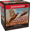 Winchester Ammo Super X Pheasant 20 Gauge 3" #6 Copper-Plated Lead Shotshells, 1-1/4 oz, 1250 FPS, 25 Rounds per Box