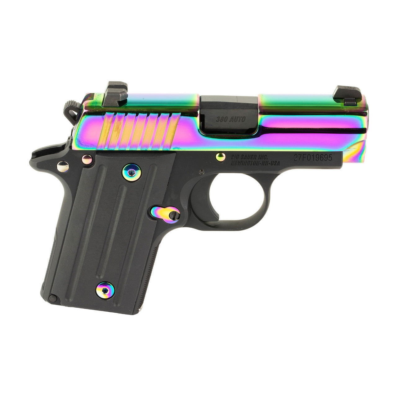 Sig Sauer P238 Rainbow Titanium .380 ACP Pistol with Siglite Night Sights