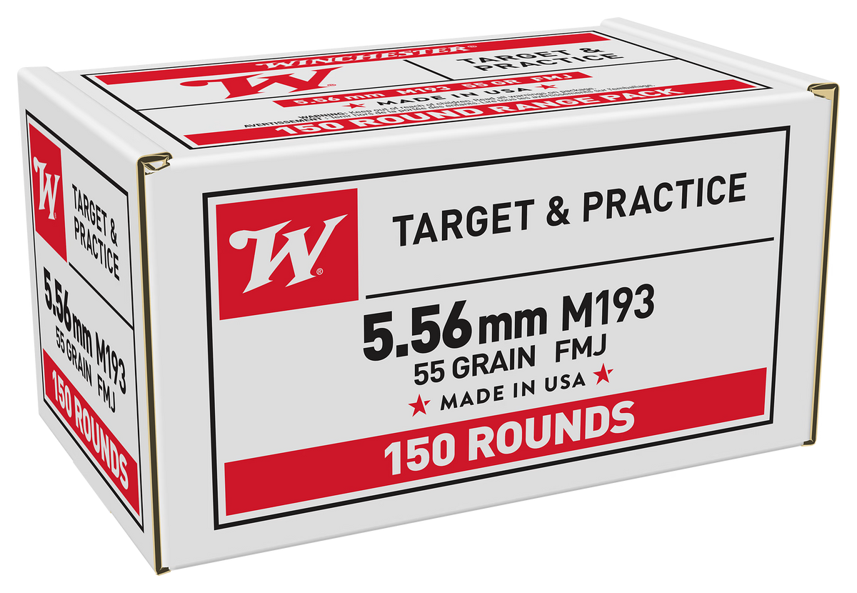 WINCHESTER LC USA M193 5.56 55G FMJ 150RD BX 600RD CASE