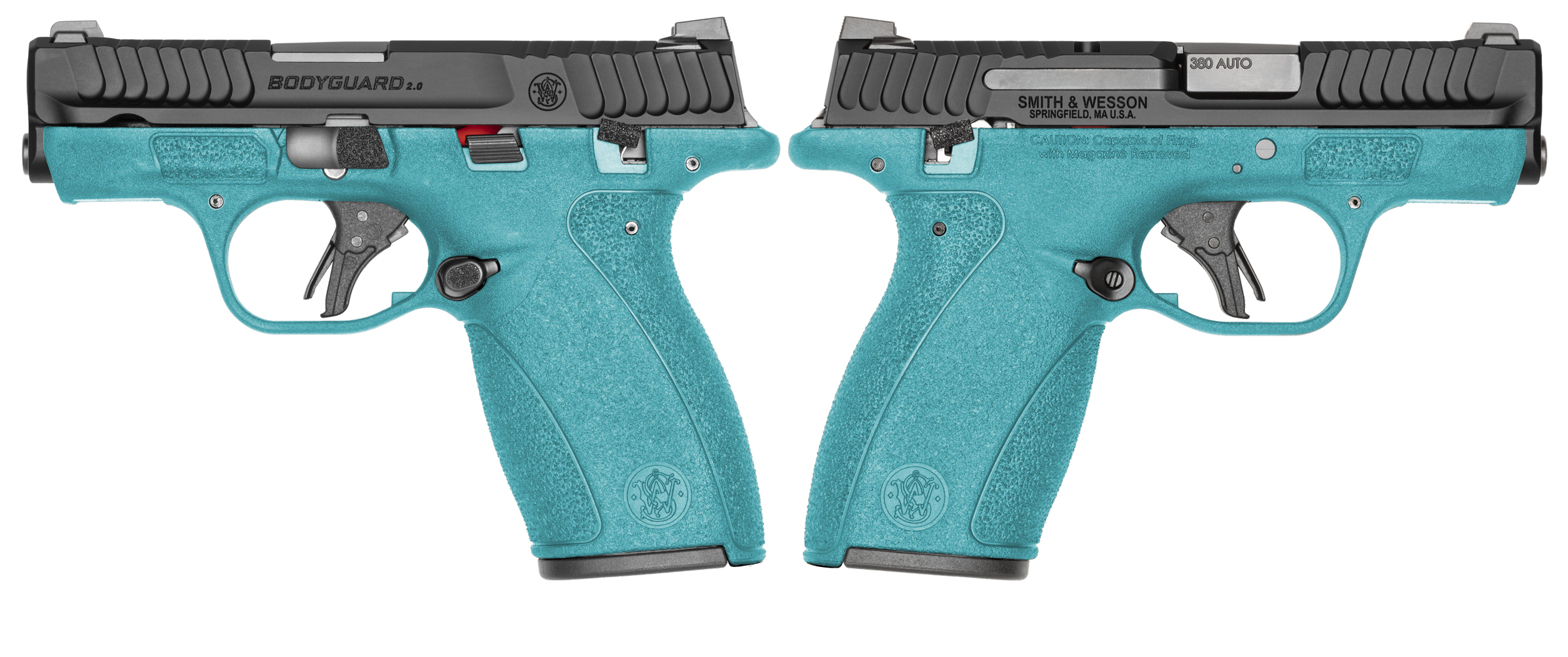 Smith & Wesson Bodyguard 2.0 380 ACP Pistol with Aztec Teal Orion Finish - Model 14650