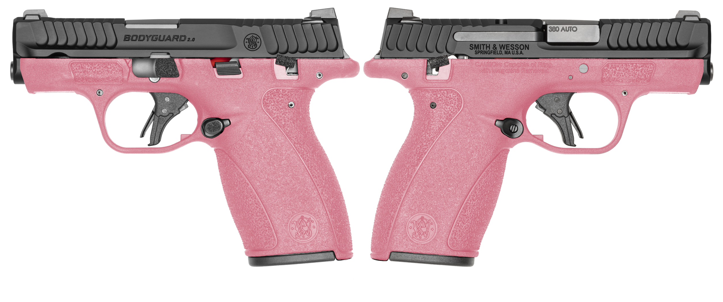 Smith & Wesson Bodyguard 2.0 MS .380 ACP with Pink Sherbet Finish, 2.75" Barrel, 10/12-Round Capacity