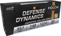 Fiocchi .357 Magnum 142 Grain Jacketed Hollow Point Ammo, 50 Rounds per Box