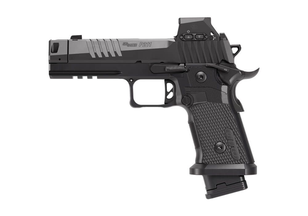 Sig Sauer P211-GTO Romeo X 9mm Full-Size Pistol with Optics Ready Slide and Mach3D Compensator