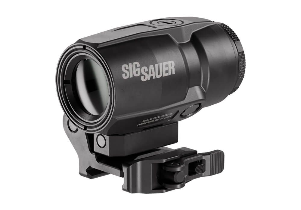 Sig Sauer Juliet3T-AMR 3x Magnifier with Powercam90 QR Mount