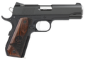 Dan Wesson Guardian 9mm Pistol with 4.25 Inch Barrel, Black Duty Finish, Night Tritium Sights, Wood Grips
