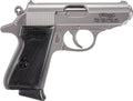 Walther PPK/S Stainless Steel 32 ACP Semi-Auto Pistol with 3.3-inch Barrel and Two Magazines
