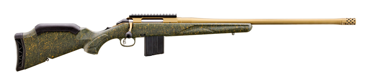Ruger American G2 Predator Rifle with 22-Inch Barrel in 400 Legend, Green Synthetic Stock