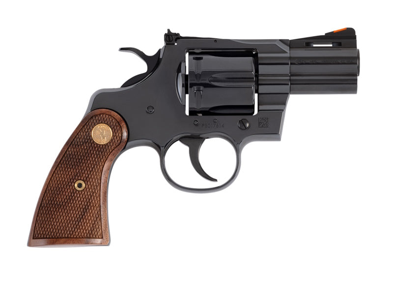 Colt Mfg Python Blued Revolver 357 Magnum with 2.5-Inch Barrel and Wood Grips