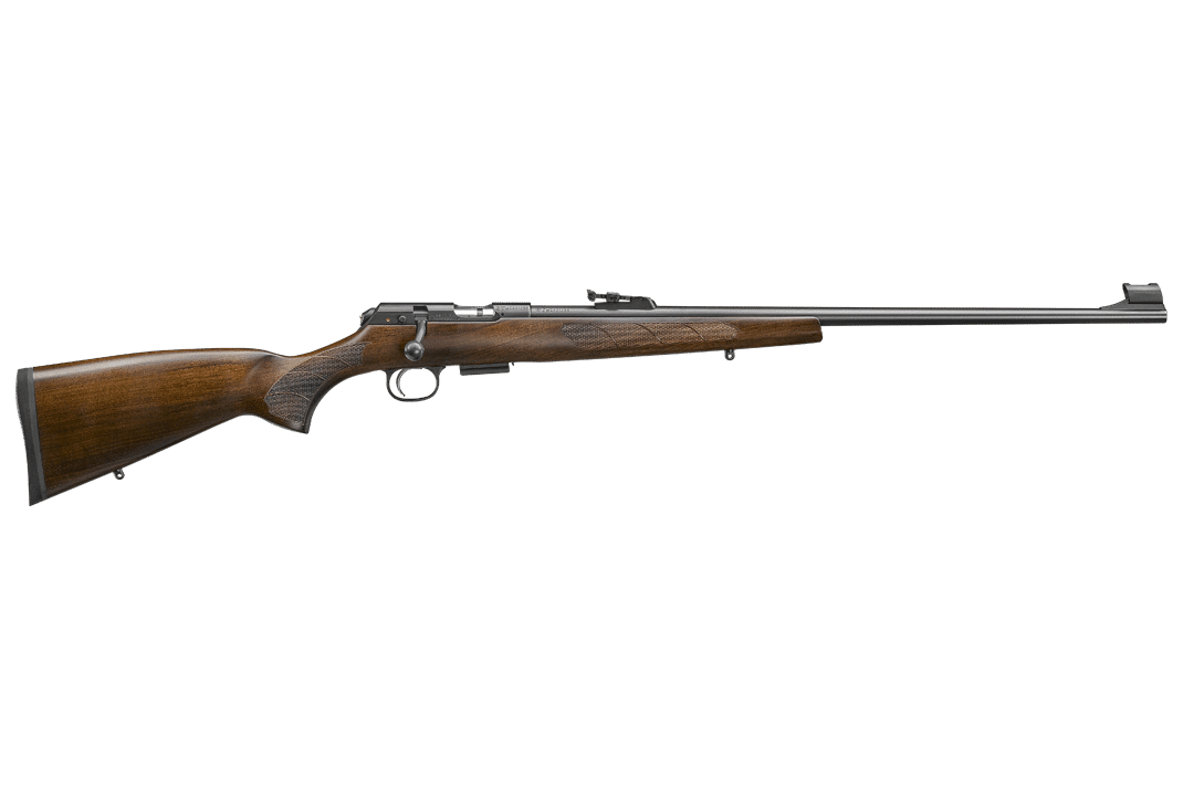 CZ 457 Lux .22 LR Bolt Action Rifle with Walnut Stock and 24.8-Inch Barrel