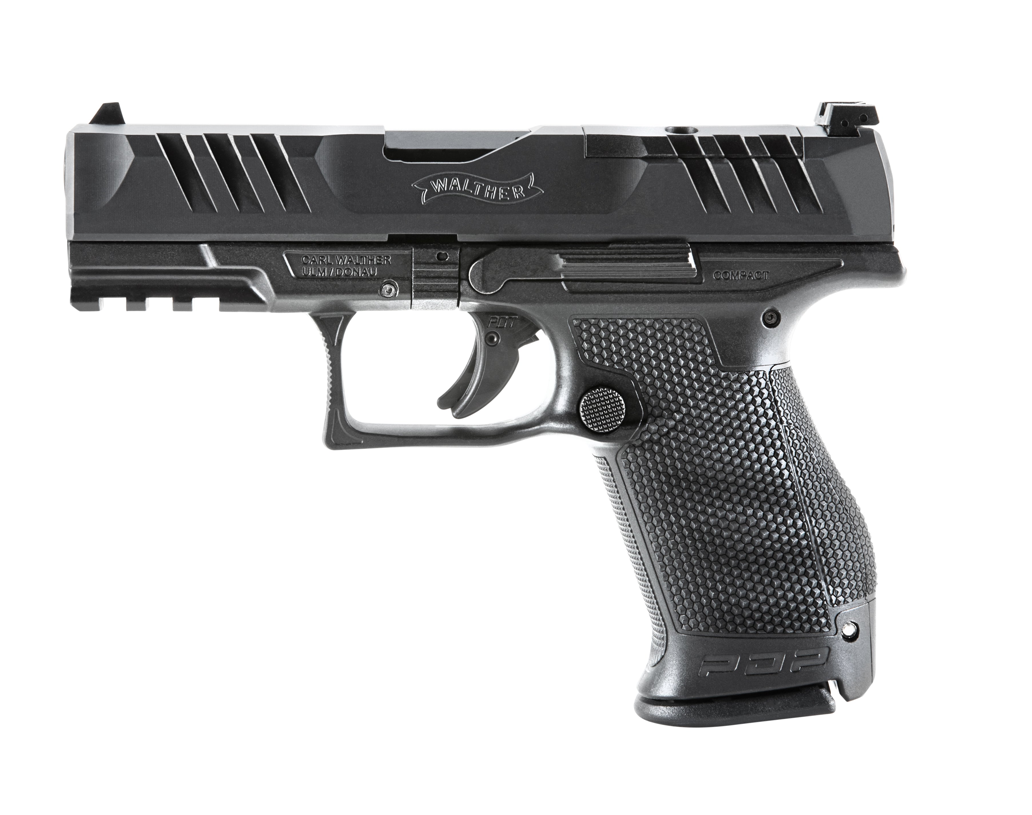 Walther PDP Compact 9mm Pistol with 4-Inch Barrel and Two 10-Round Magazines