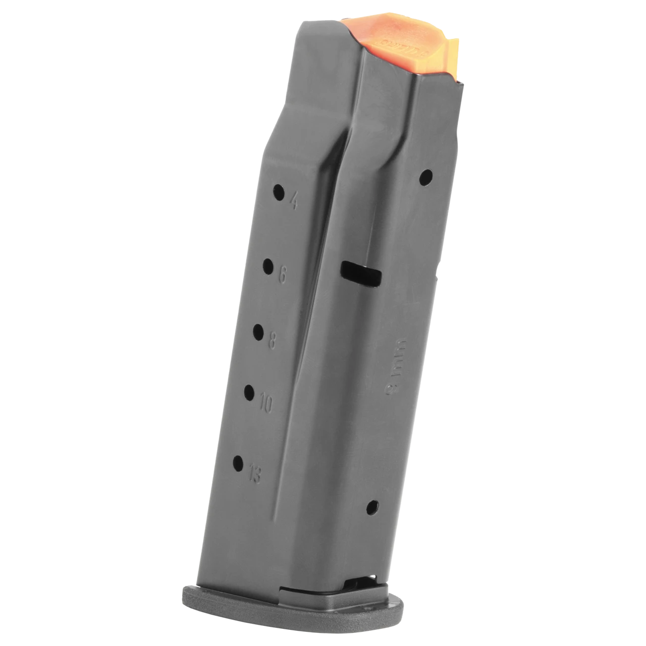 Smith & Wesson M&P 9 Shield X 13-Round Magazine – Stainless Steel, Black/Silver Finish