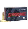 Hornady Subsonic-X 7.62x39 255 Grain Rifle Ammunition - 20 Rounds per Box