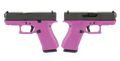 Glock G43X 9mm Pistol with Hot Pink Night Sights and 2 Magazines