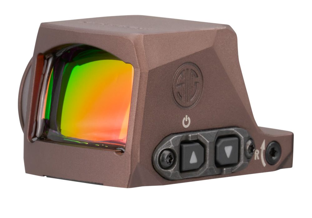 Sig Sauer Romeo X Compact Red Dot Sight with Circle Dot Reticle in Flat Dark Earth