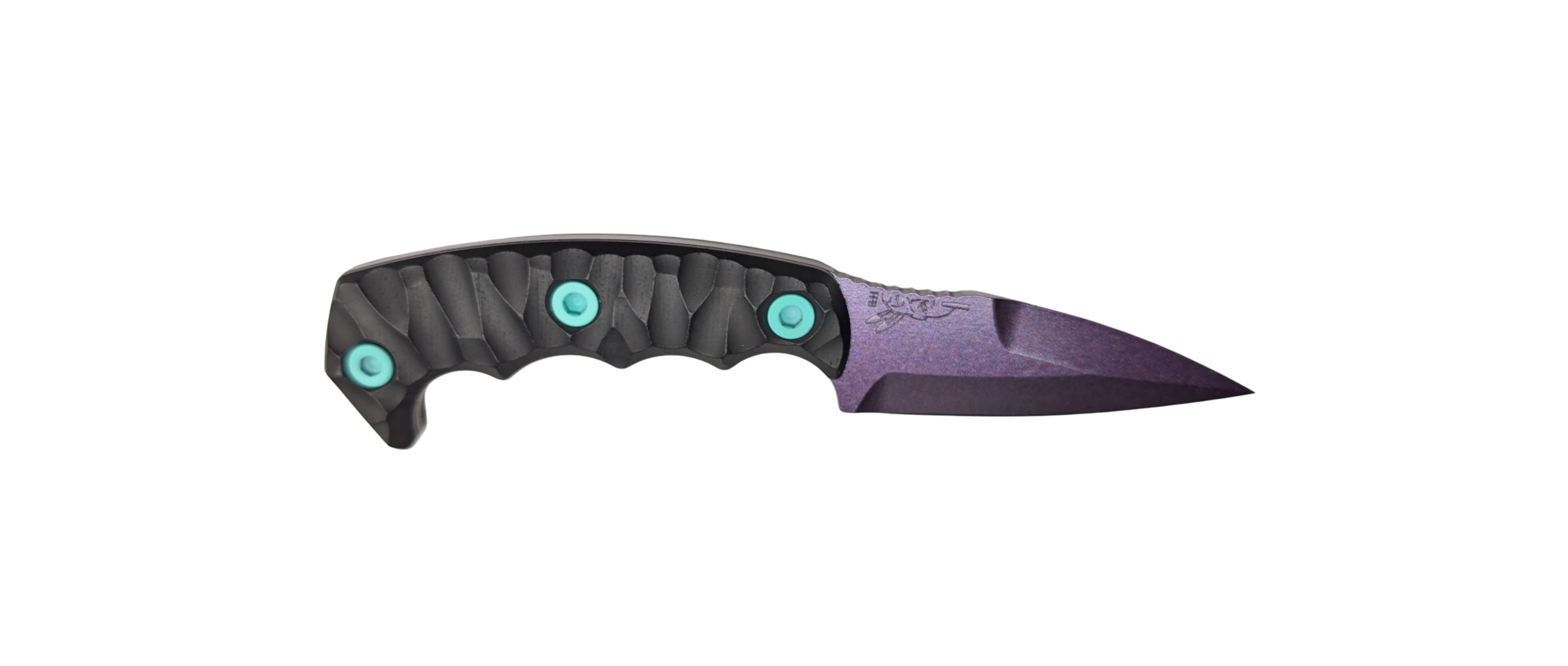 Half Face Blades HUMINT Cosmic 3-inch Blade with CPM S45VN Steel and Micarta Grip