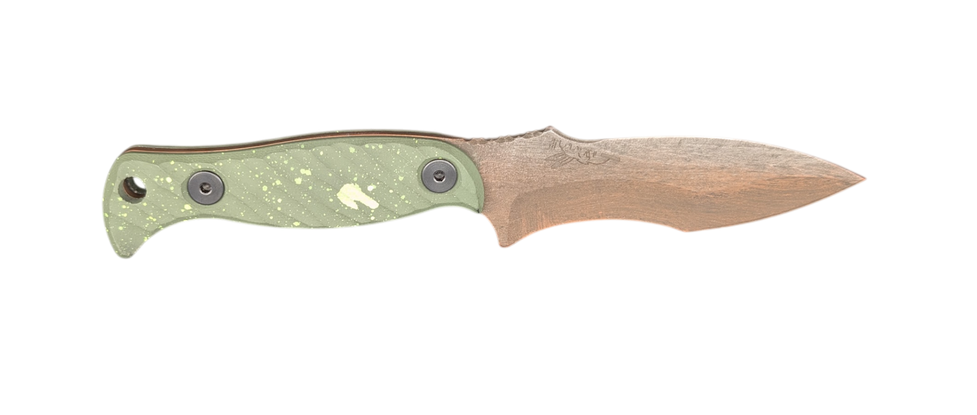 Half Face Blades EXTREMIS Doomsday 3.5-inch Blade with S45VN Steel and Micarta Grip