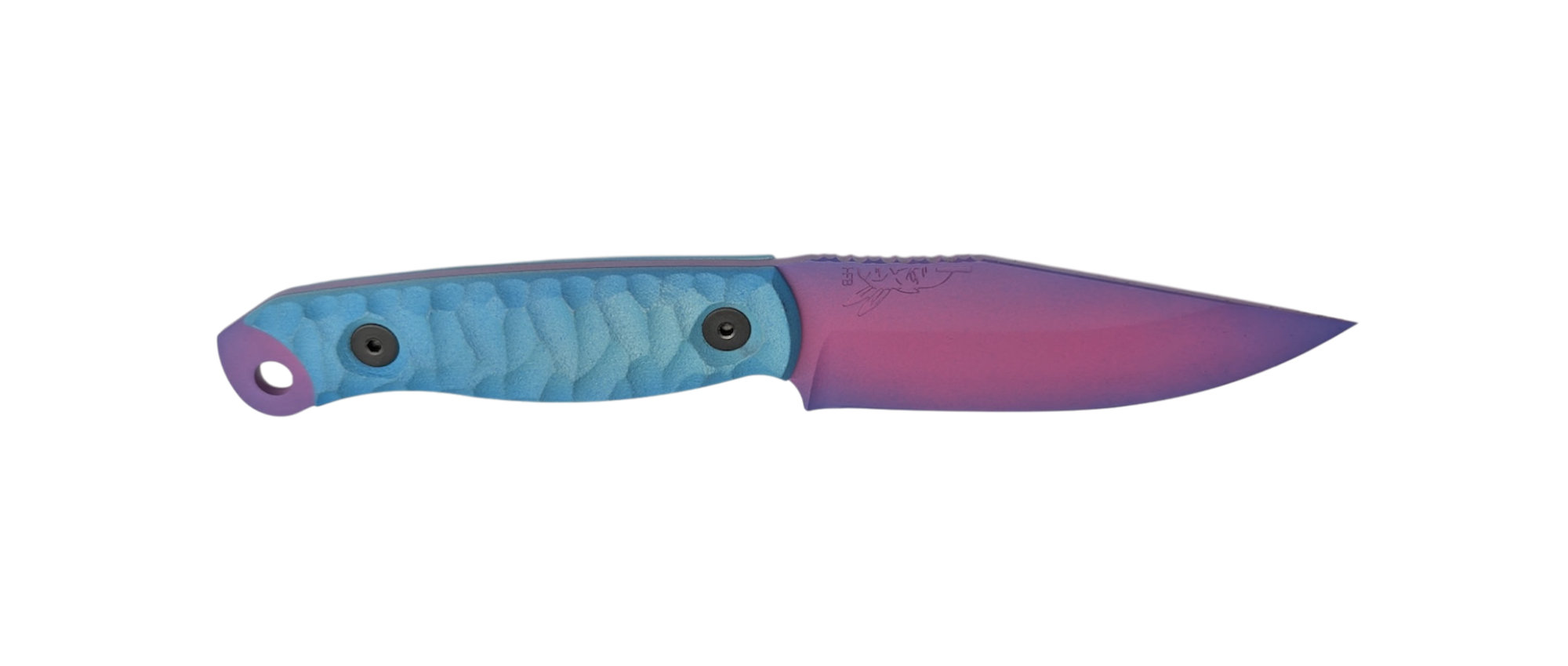 Half Face Blades Crow Scalper Aurora 4" Blade with S45VN Steel and Micarta Grip
