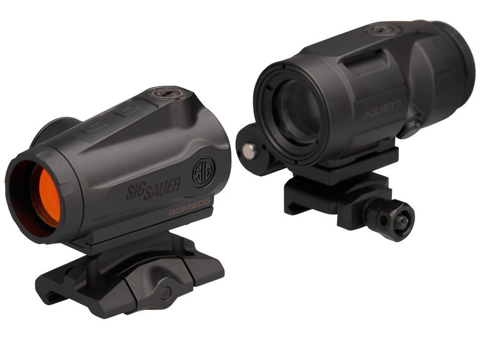 Sig Sauer Romeo 5 G2 Combo Kit with Juliet 3 Magnifier and 2 MOA Red Dot Sight