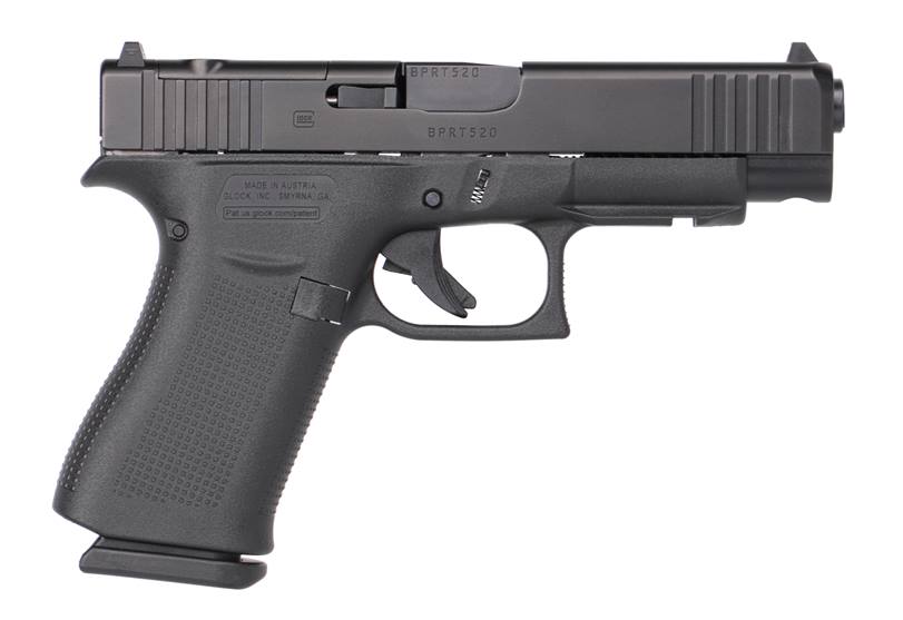 Glock G48 MOS 9mm Pistol with 4.01-Inch Barrel and Front Rails