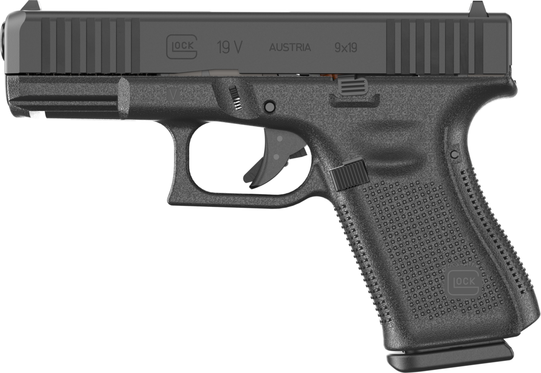 Glock GLOCK 19 V 9mm Pistol with 3 Magazines and Fixed Sights