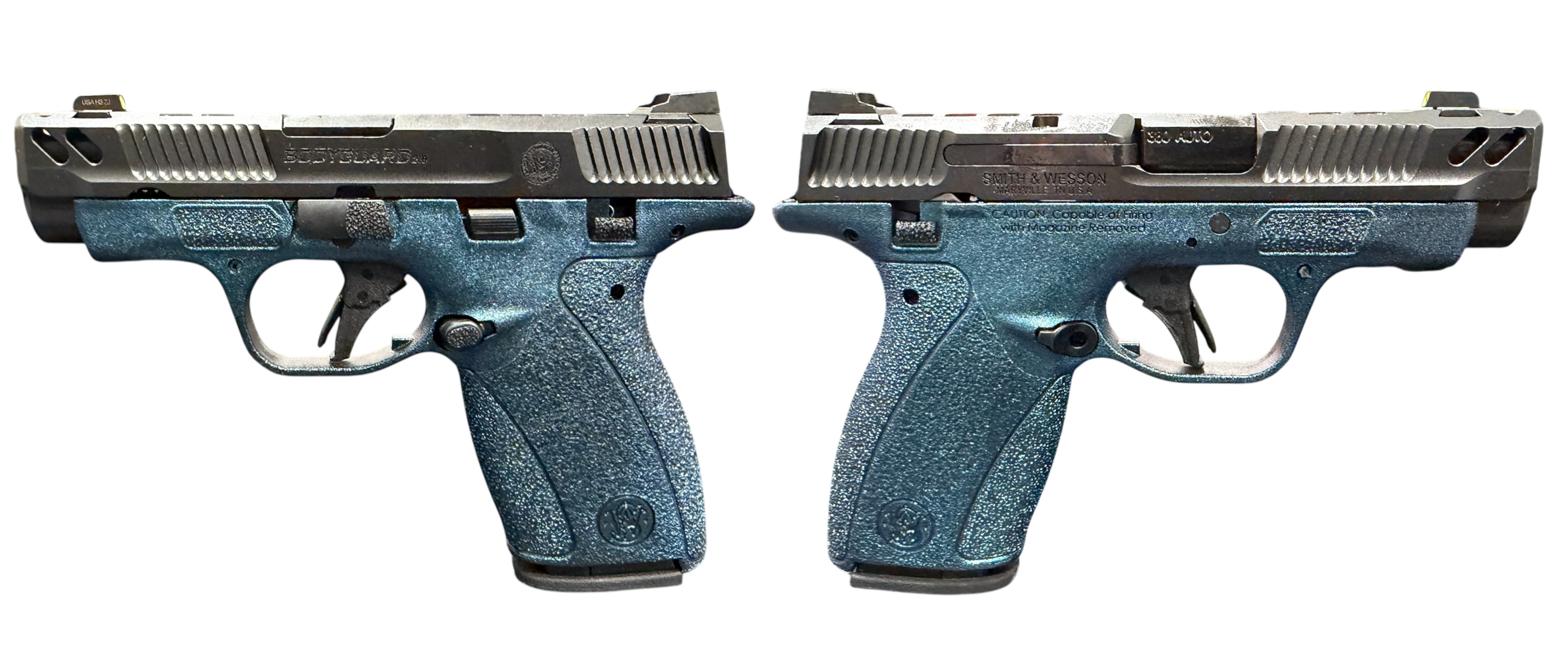 Smith & Wesson PC Bodyguard 2.0 Carry Comp Typhoon .380 ACP Pistol with 3.1-Inch Barrel and Multiple Magazines