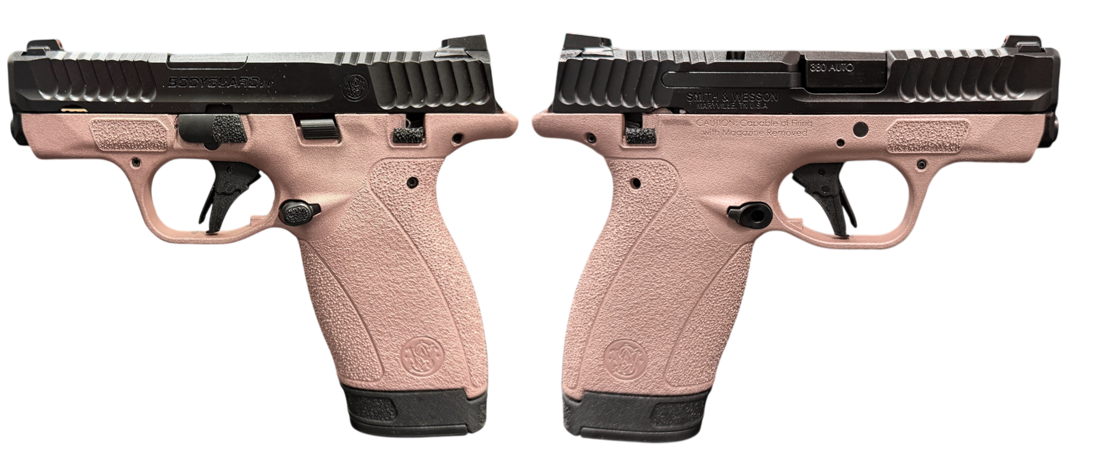 Smith & Wesson Bodyguard 2.0 .380 ACP Pistol with Rose Gold Frame – Orion Exclusive 1-12 Round Magazine