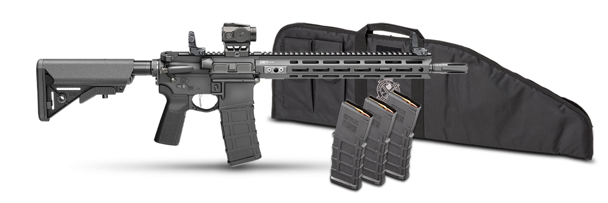 Springfield Saint Victor V2 5.56mm AR-15 Rifle with 14-Inch Pinned Barrel and Magpul Magazines