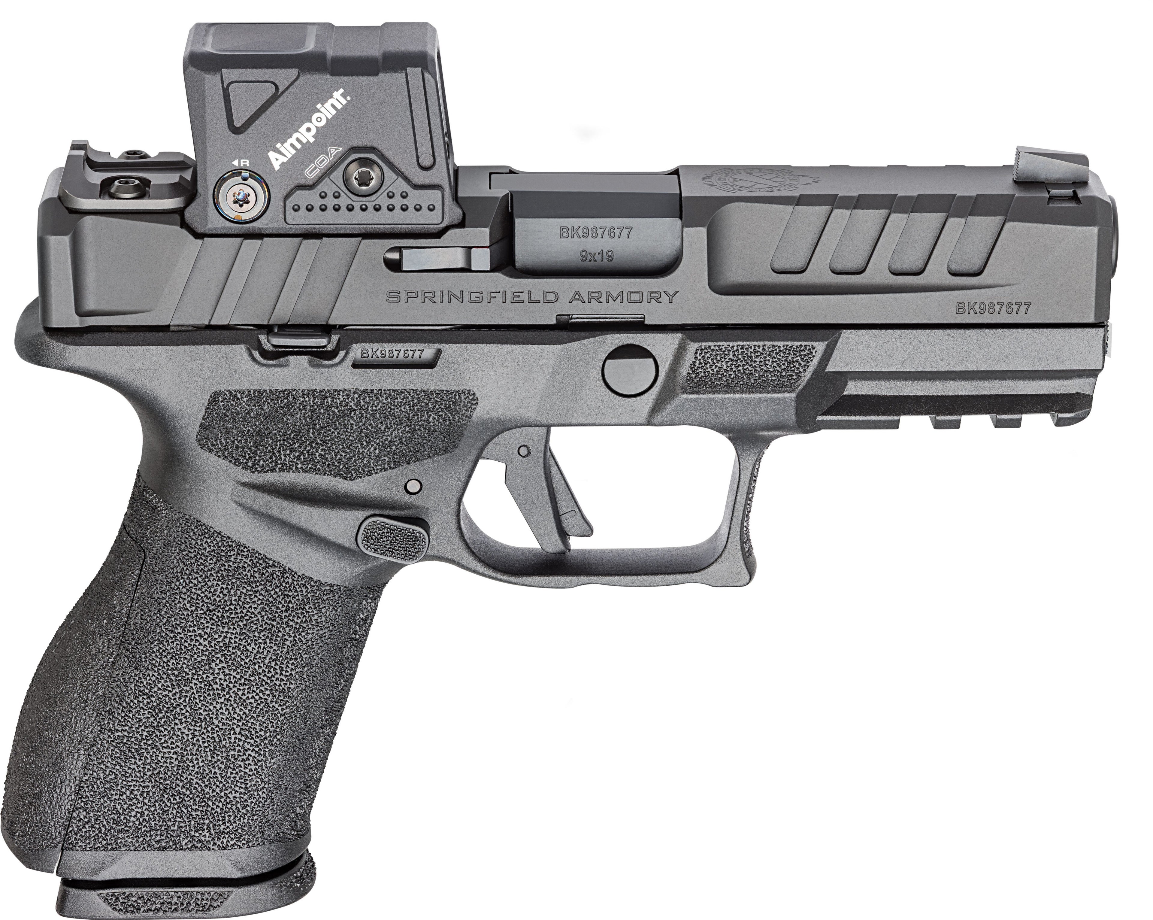 Springfield Armory Echelon 4.0C COA 9mm Pistol with 4-Inch Barrel and Black Finish