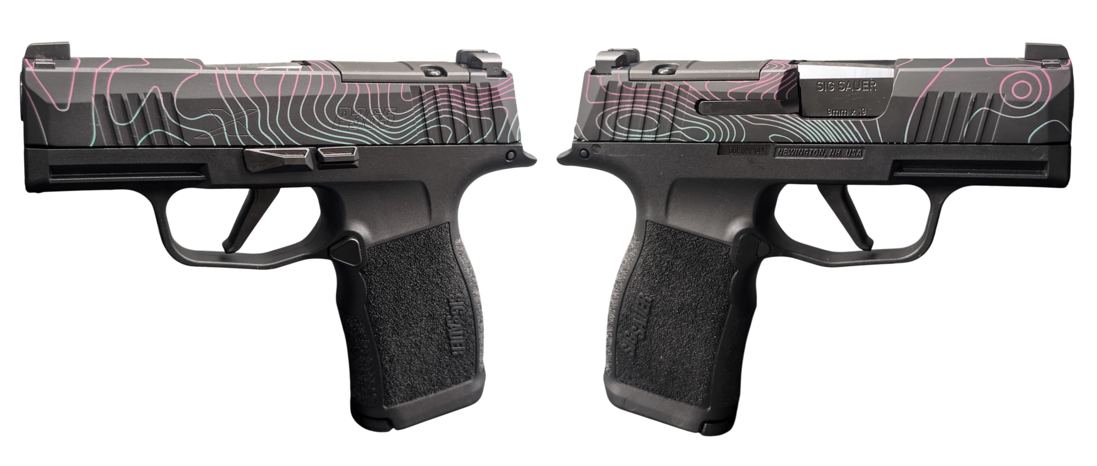 Sig Sauer P365X Topo 9mm with 3.1-inch Barrel and Two 12-Round Magazines