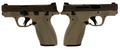 Smith & Wesson Bodyguard 2.0 MS .380 ACP with 2.75-Inch Barrel, Two-Tone Tan Finish, and 10/12-Round Capacity