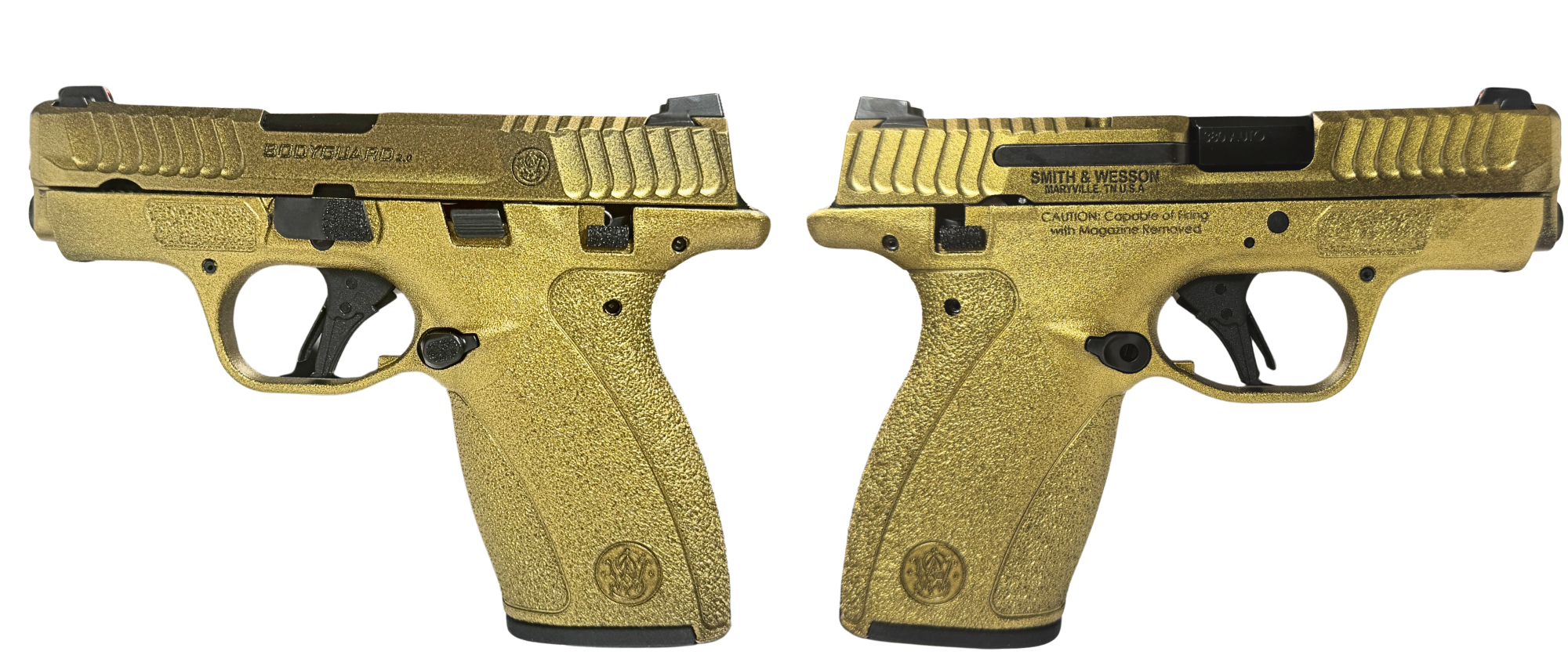 Smith & Wesson Bodyguard 2.0 Gold Model .380 ACP with 2.75-inch Barrel - 10 or 12 Round Capacity
