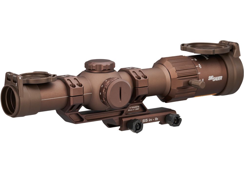 Sig Sauer Tango MSR 1-6x24 Tactical Rifle Scope with Illuminated MSR BDC6 Reticle, 30mm Tube, Coyote Finish