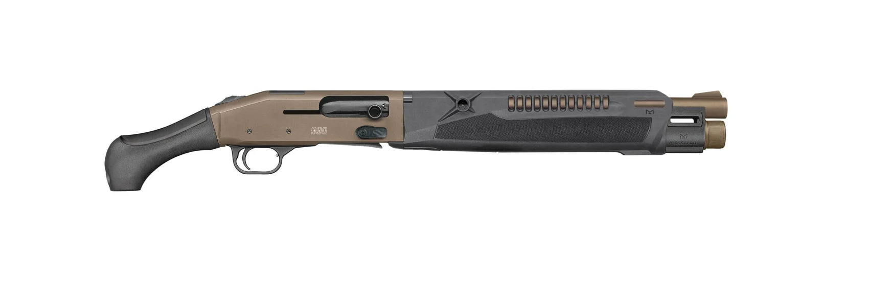 Mossberg 990 Security SPX 12 Gauge Shotgun with 14.75-Inch Barrel and Flat Dark Earth Cerakote Finish