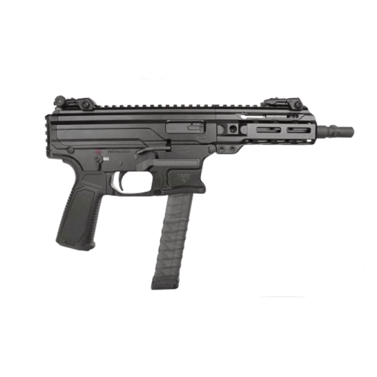 Panzer Arms ARP 9 9mm Pistol with 6.5-Inch Barrel, Tri-Lug Flash Hider, M-LOK Rail, and 15/33-Round Magazines