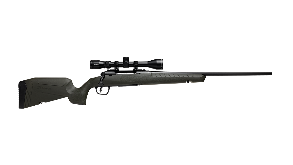 Savage Axis 2 XP .308 Winchester Bolt Action Rifle with 22-Inch Sporter Barrel and Scope - Green/Black