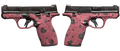 Smith & Wesson Bodyguard 2.0 Cranberry Hearts .380 ACP Pistol with 12-Round and 10-Round Magazines