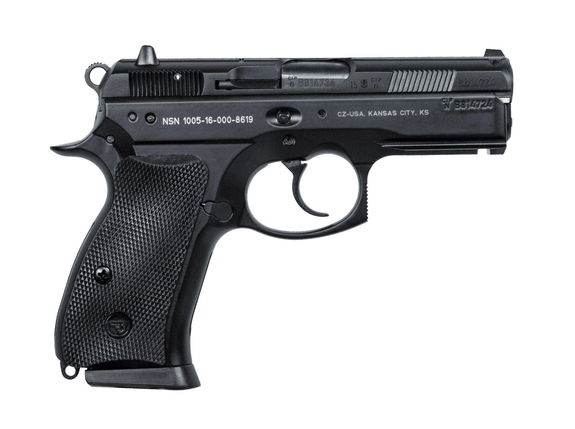 CZ 75 P-01 9mm Pistol with Fixed Sights and Two 14-Round Magazines