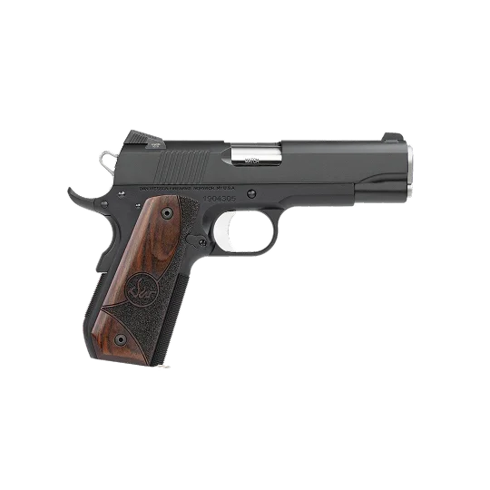 Dan Wesson Guardian .45 ACP 4.25-Inch Pistol with Black Finish, Night Sights, and Wood Grips