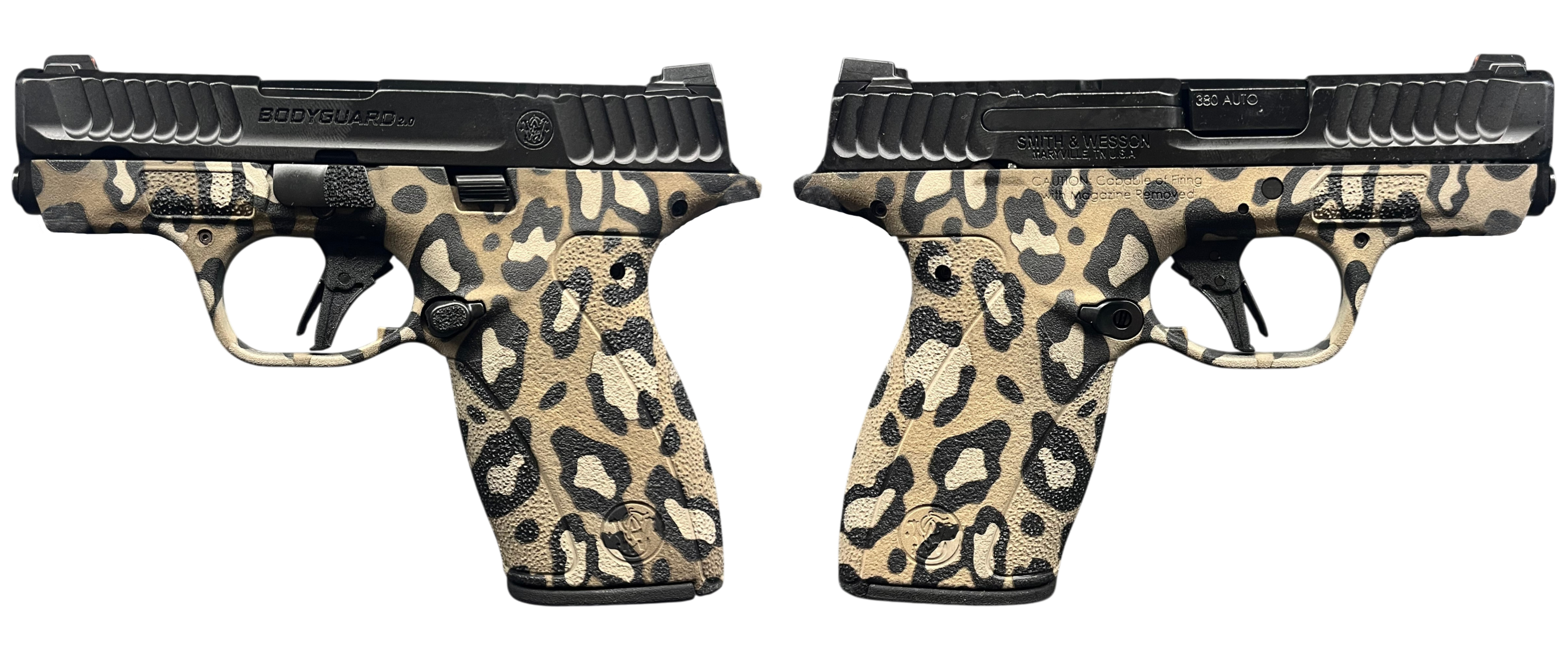 Smith & Wesson Bodyguard 2.0 Leopard Print .380 ACP with 2.75-inch Barrel