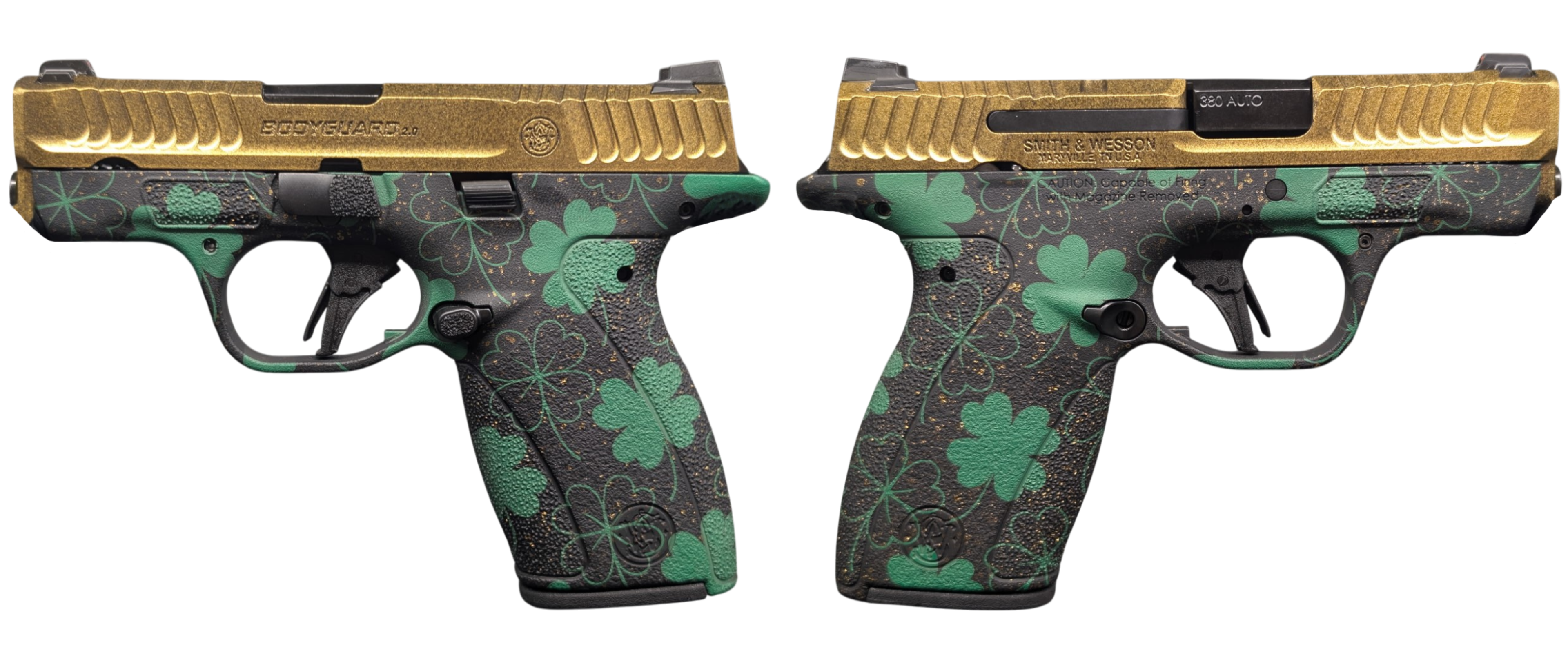 Smith & Wesson Bodyguard 2.0 Lucky NMS .380 ACP with 2.75-inch Barrel - 1-10 Round Magazine