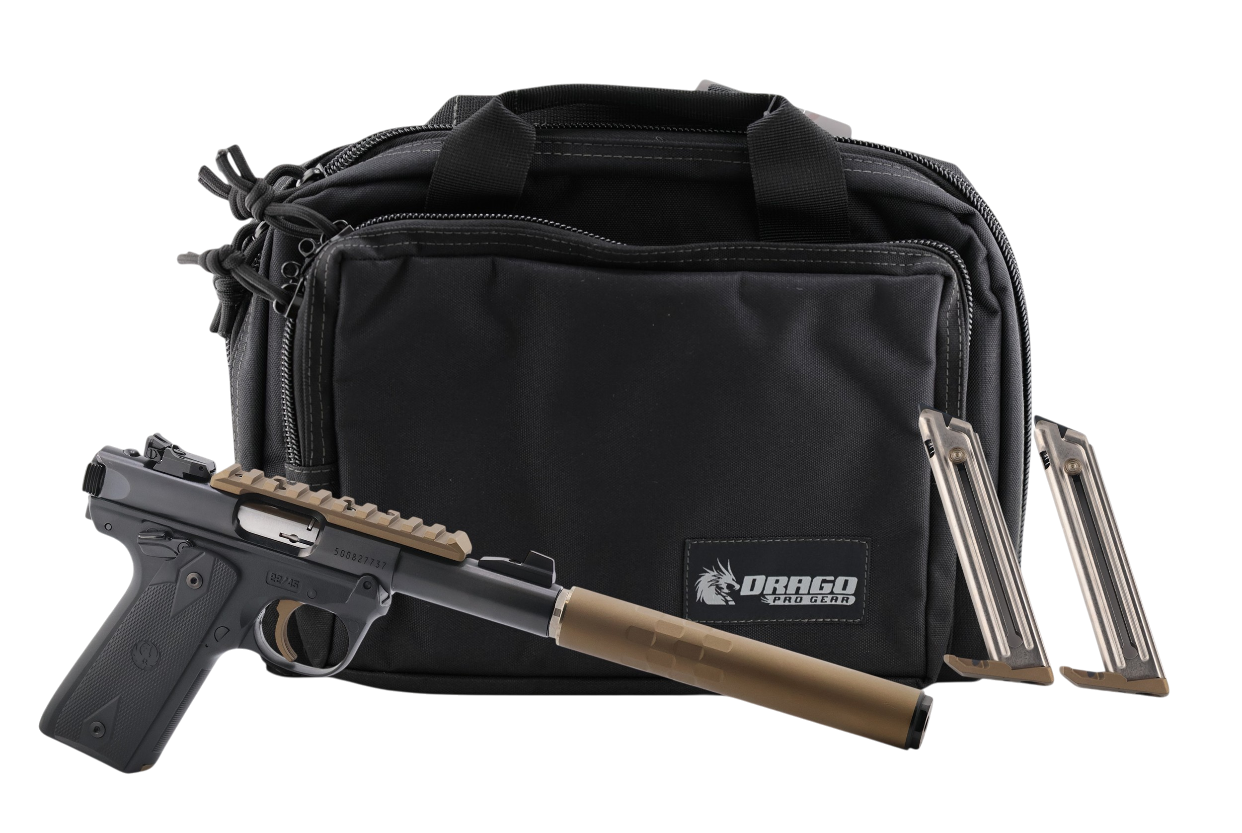 Ruger Mark IV SD Burnt Bronze .22/45 Pistol with 4.4-inch Barrel and Two 10-Round Magazines