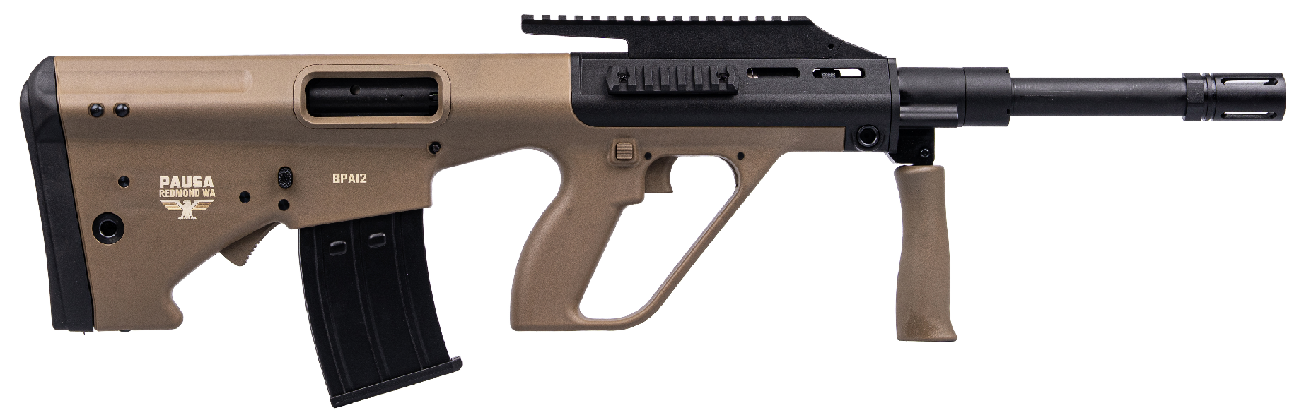 Panzer Arms BPA-12 12-Gauge Shotgun with FDE Finish, 18.5-inch Barrel, and Choke Tube Set