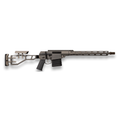 Q The Fix 6.5 Creedmoor Bolt Rifle with 16-Inch Barrel, Gray Finish, Adjustable Folding Stock, and Cherry Bomb Muzzle Brake