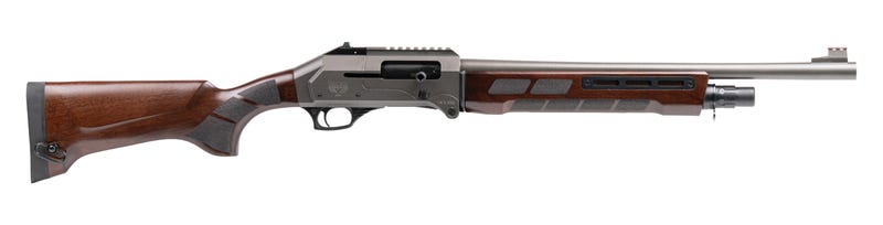 Panzer Arms FS1-Pro Shotgun 12 Gauge 20-inch Folding Gray/Walnut with M-LOK and Mobile Choke