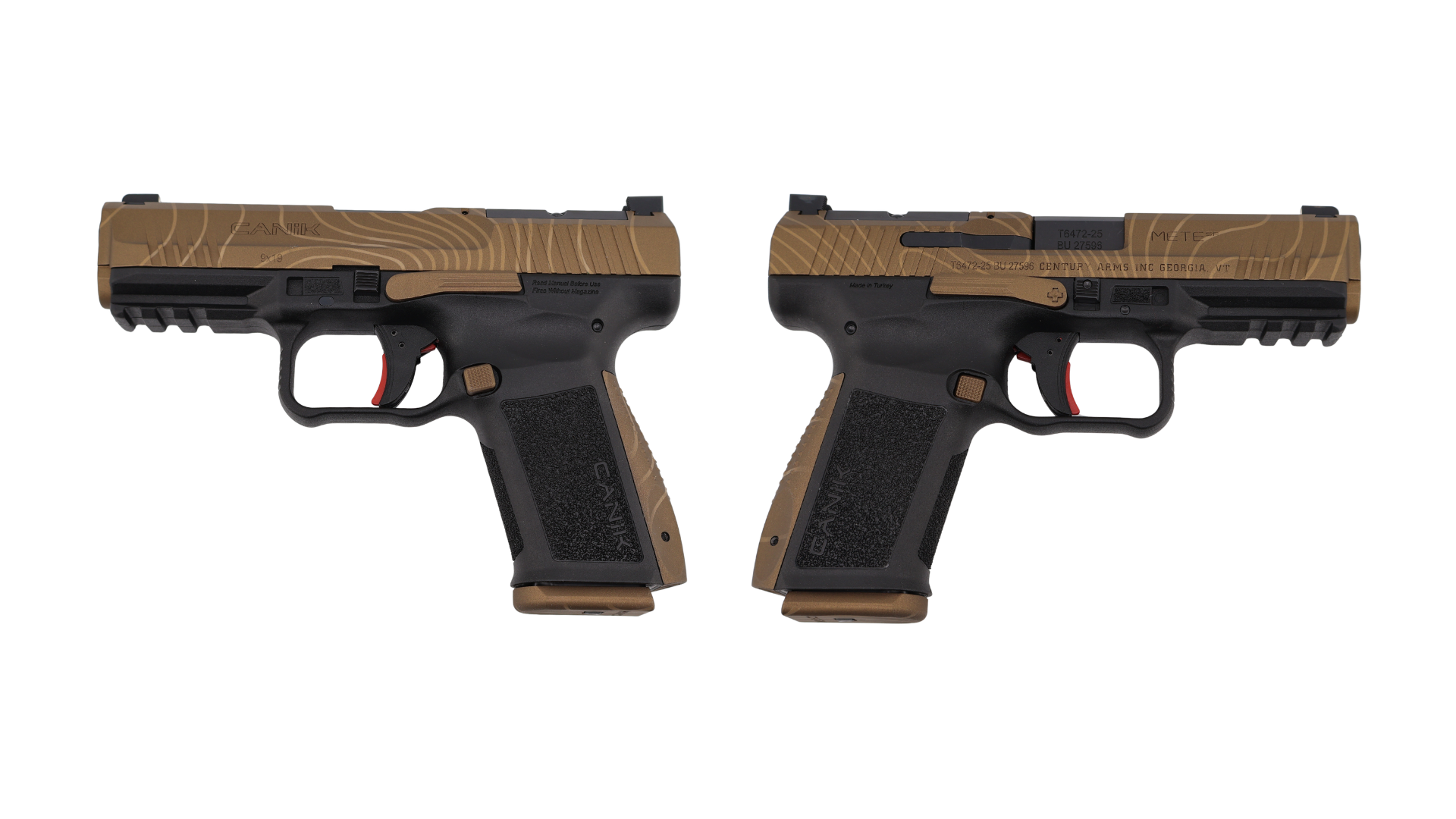 Canik Century Mete SF Topo 9mm Pistol with 2-15 Round Magazines