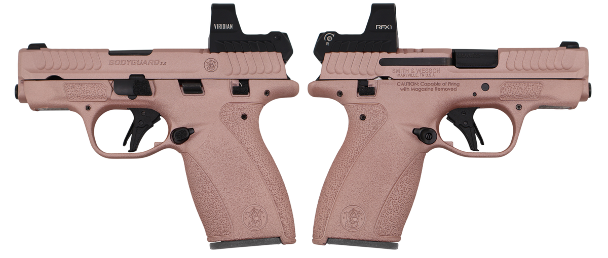 SMITH & WESSON BODYGUARD 2.0 M.S. W/ RFX1 ROSE GOLD OPTIC 380ACP PISTOL 2.75" 1-10RD 1-12RD