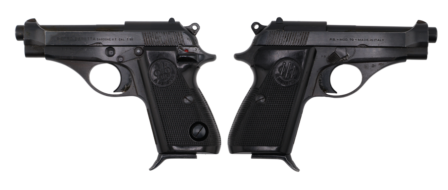 BERETTA M70 SURPLUS 32ACP PISTOL BLUED, SIDE THUMB SAFETY, A GRADE C&R