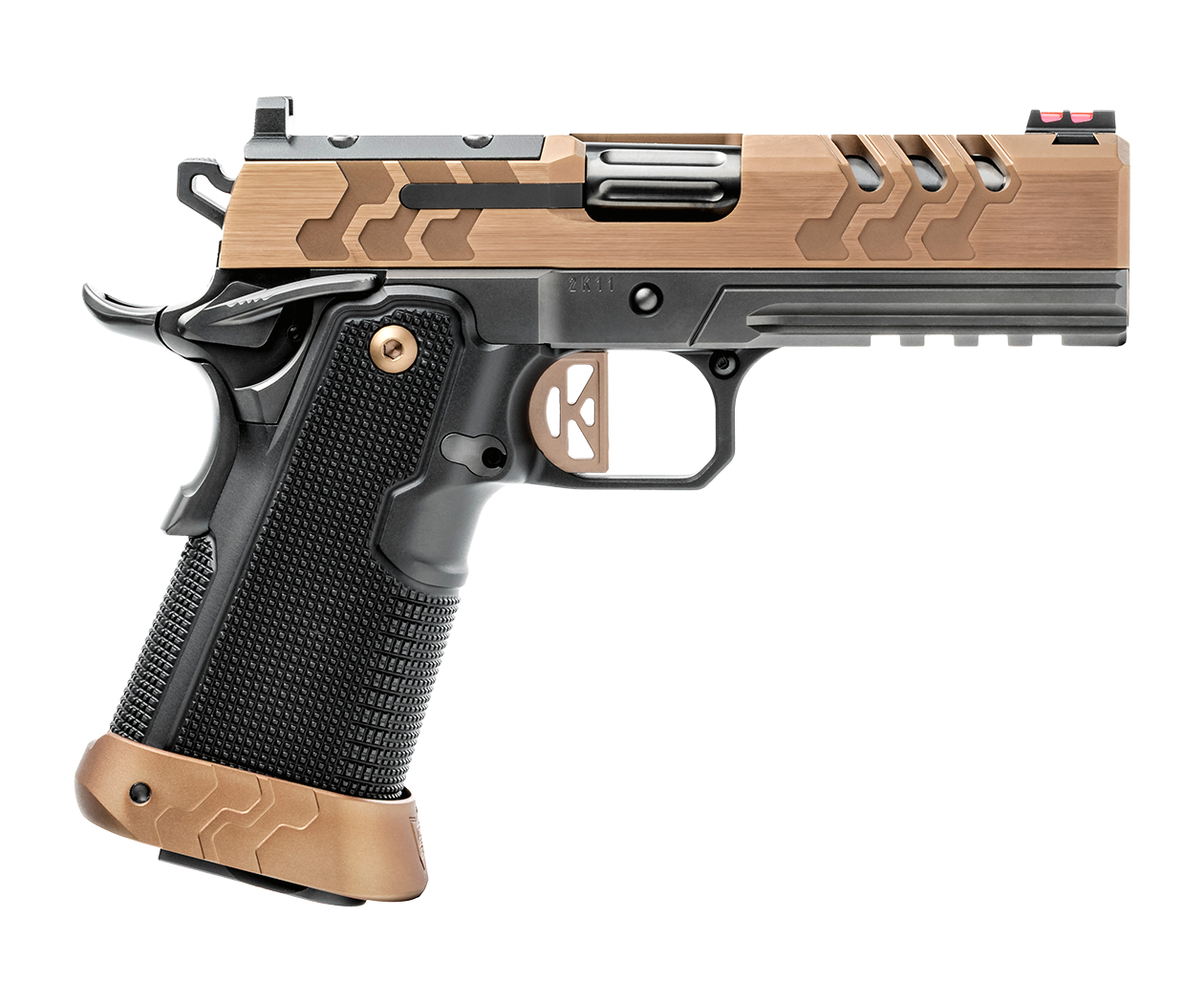 Kimber 2K11 Pro O.R. Coyote 4.25-Inch 9mm Pistol with FiberLok Sights and Extended Magazines
