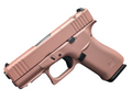 Glock G43X MOS Rose Gold FS 9mm Pistol with 3.39-inch Fixed Barrel and Two 10-Round Magazines